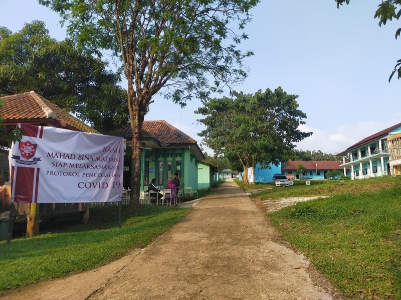 Kembali dari Mudik, 32 Santri di Kota Bogor Positif Covid-19. (Foto: MNC Media)