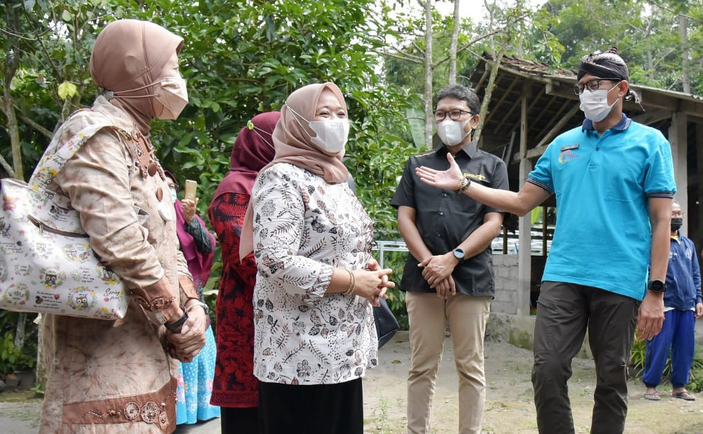 Puji Desa Wisata di Sleman, Sandiaga Uno: Ini Menjadi Inspirasi. (Foto MNC Media)