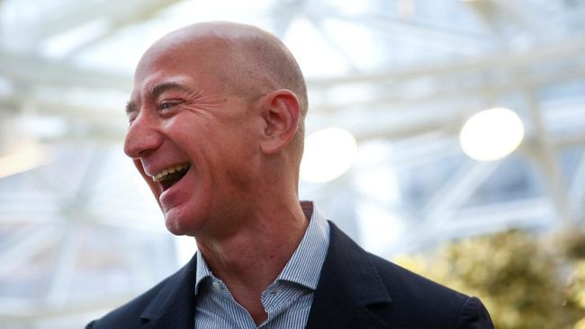 Saham Amazon Melonjak, Harta Jeff Bezos Melambung Bikin Geleng-geleng Kepala (FOTO: MNC Media)