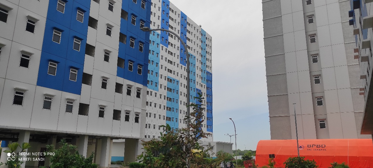 Covid Mengamuk di Jakarta, Rusun Nagrak Cilincing Disiapkan Tampung Pasien OTG (FOTO: MNC Media)