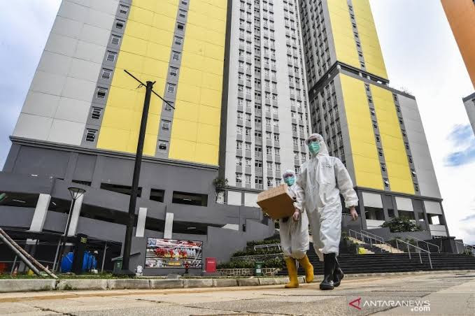 Kedatangan 1.122 Pasien Covid, RS Wisma Atlet Pademangan Nyaris Overload (FOTO: MNC Media)
