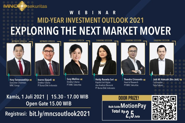 Simak Analisis Market di Webinar Mid-Year Investment Outlook MNC Sekuritas (FOTO: MNC Media)