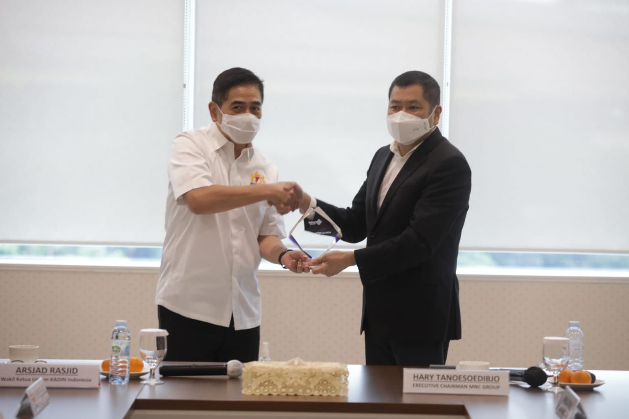 Temui Hary Tanoesoedibjo, Arshad Rasid Paparkan Visi Bangkitkan Ekonomi (FOTO: MNC Media)