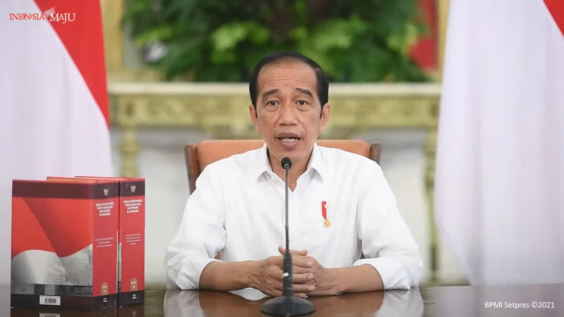 Jokowi: Vaksinasi untuk Anak-anak Bisa Dimulai. (Foto: MNC Media)