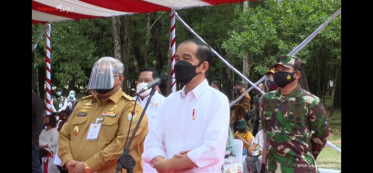 Agustus, Jokowi Target 2 Juta Vaksinasi Covid per Hari (FOTO: MNC Media)