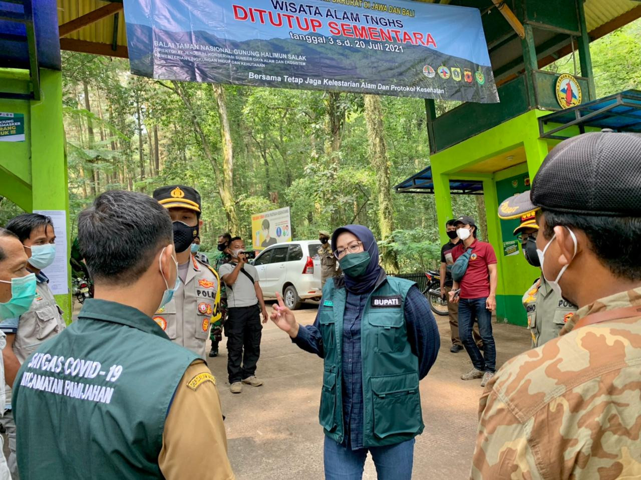 Selama PPKM Darurat, Lokasi Wisata Puncak dan Gunung Salak Tutup Total. (Foto: MNC Media)