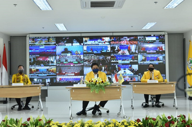 Dorong Pembangunan, Airlangga Apresiasi Sinergi Pemerintah dan Rakyat China. (Foto: MNC Media)