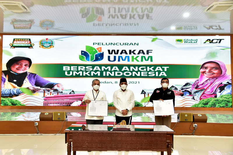 Pemulihan Ekonomi, Kolaborasi Pemprov Sumut dan ACT Luncurkan Wakaf Modal Usaha Mikro (Dok.MNC Media)