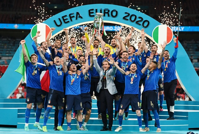 Juara Piala Eropa 2020, Segini Uang Hadiah yang Diterima Italia. (Foto: MNC Media)