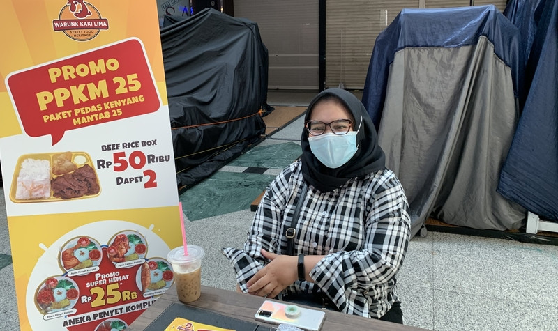 Terdampak PPKM Darurat, Begini Cara Kedai Mal Berusaha Bertahan. (Foto: MNC Media)