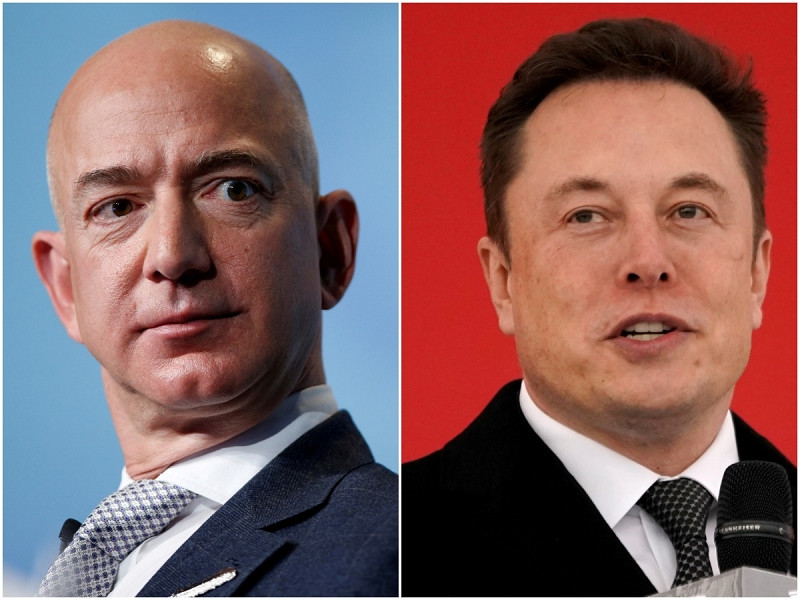 Miliarder Elon Musk dan Jeff Bezos Dapat Julukan Baru, Orang Kaya Terpelit Sedunia (FOTO:MNC Media)