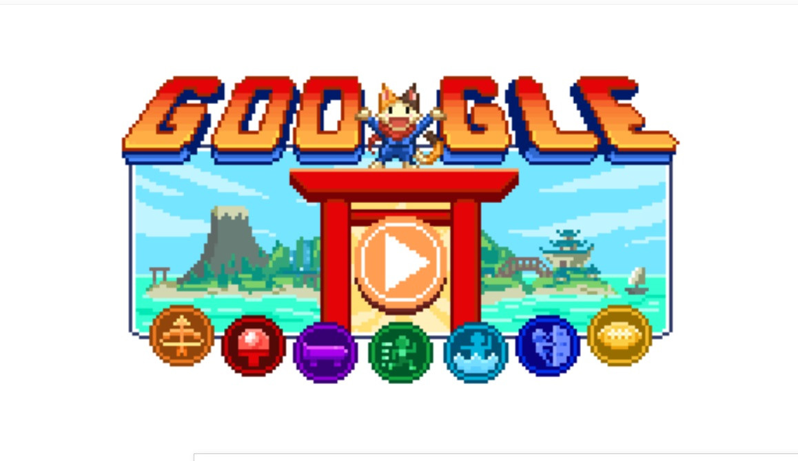 Ikut Sambut Olimpiade Tokyo, Google Doodle Hadirkan Game 16-bit