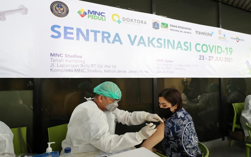 Kemenkes: Masyarakat yang Sudah Vaksinasi Covid-19 Lengkap Baru 32 Persen. (Foto MNC Media)