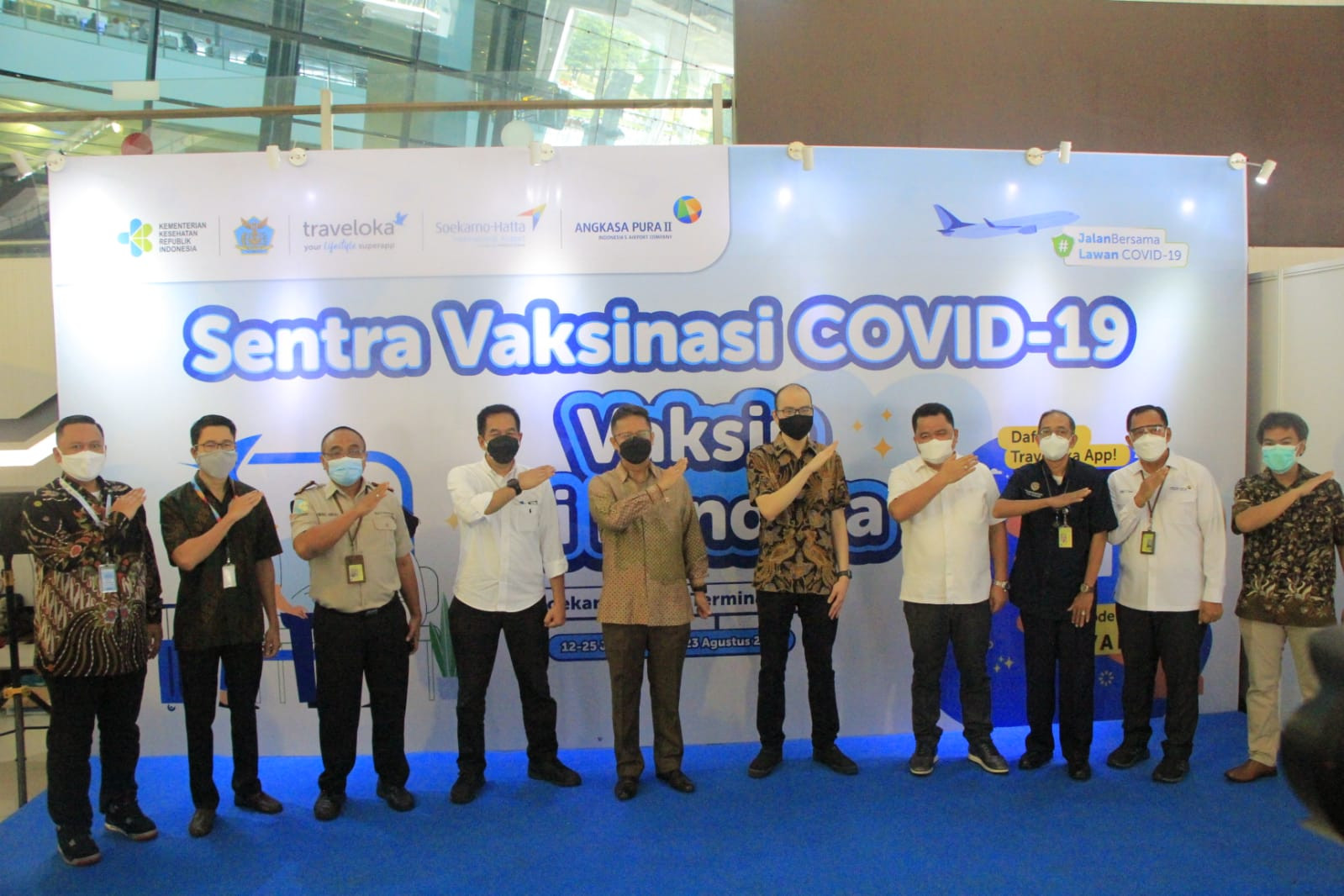Menkes Apresiasi AP II, 40.000 Ribu Dosis Vaksin Covid-19 Sudah Disuntikkan ke Masyarakat. (Foto: MNC Media)