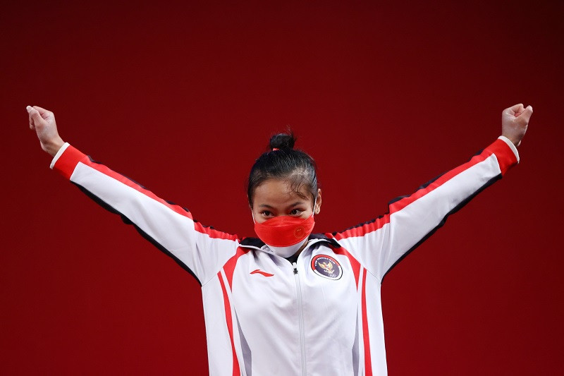 Windy Cantika Sumbang Medali Pertama RI Olimpiade Tokyo 2020, Erick Thohir: Dukung Terus Atlet Kita (Dok.MNC Media)