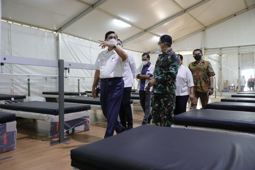 Luhut Temukan Kunci Penanganan Kasus Covid-19 (FOTO: MNC Media)