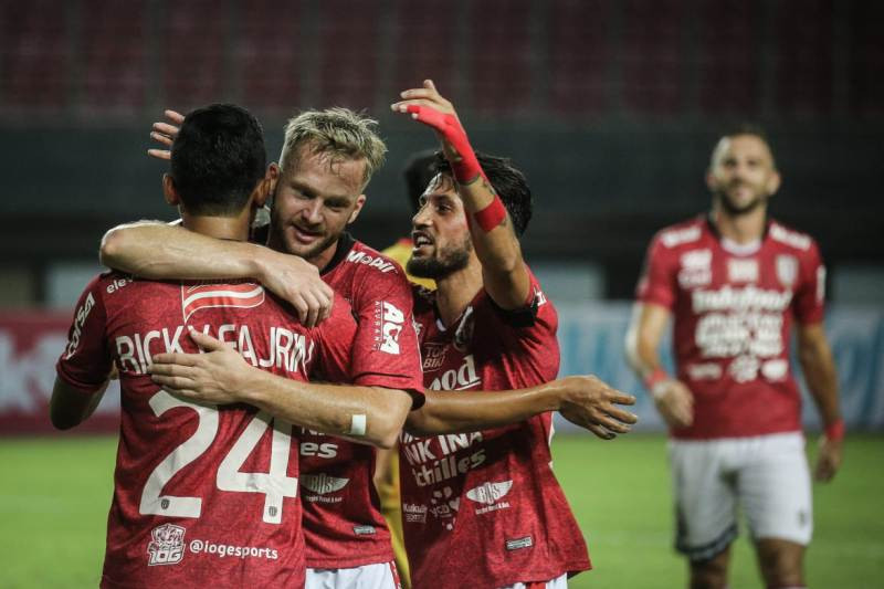 Saham Bali United (BOLA) Terbang Tinggi, Sampai Tiga Kali Senggol ARA. (Foto: MNC Media)