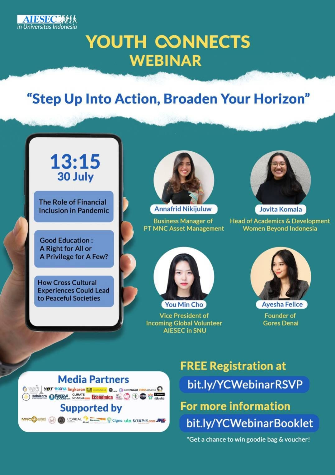 Ingin Melek Pasar Modal? Yuk Ikut Webinar MNC Asset Bareng AIESEC UI (FOTO: MNC Media)