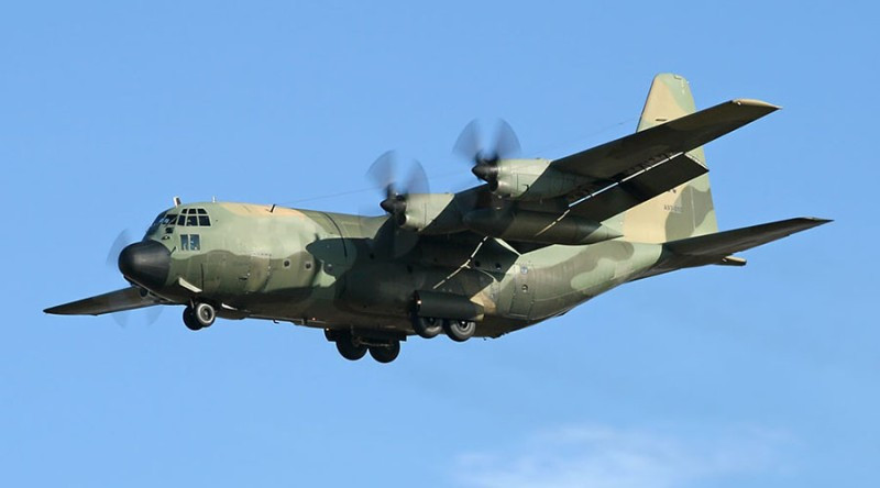 Indonesia Pinjamkan Pesawat Hercules TNI AU kepada Turki. (Foto: MNC Media)