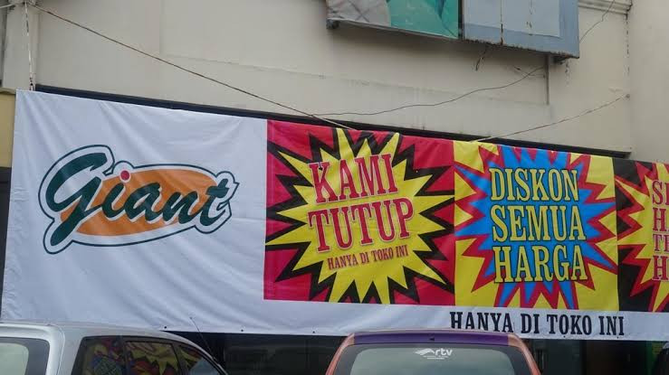 Gerai Giant di Indonesia Resmi Tutup, HERO Rugi Rp1,2 Triliun Akhir 2020. (Foto: MNC Media)