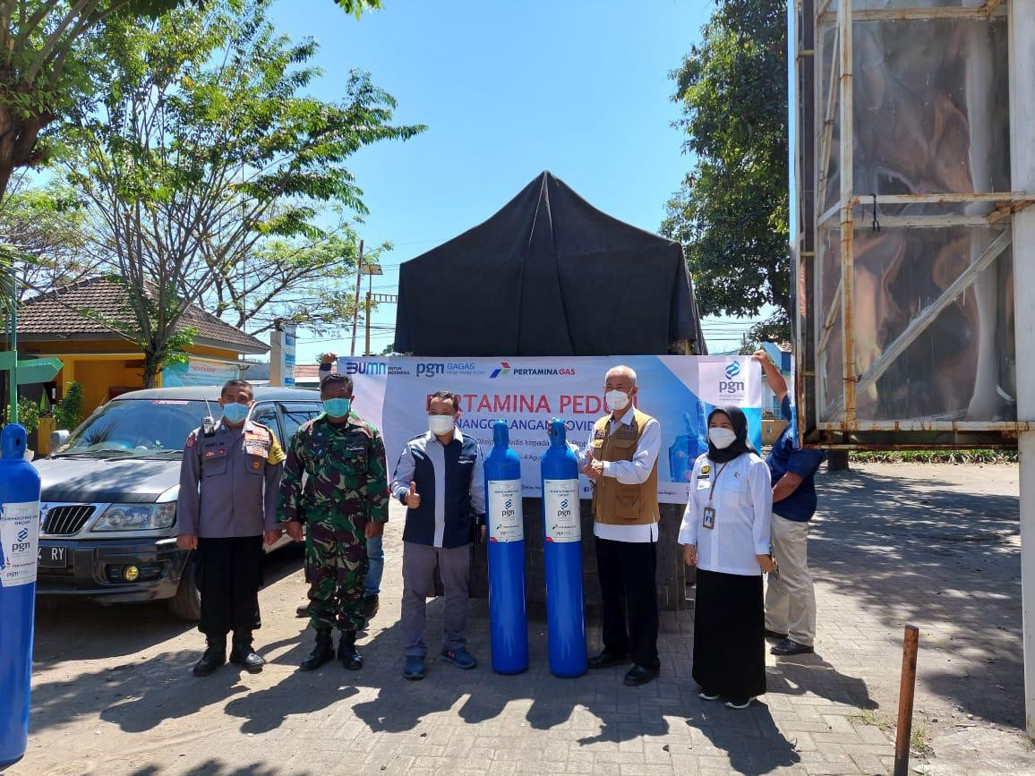 Atasi Krisis Oksigen, PGN Pasok 50 Unit Tabung untuk RS Di Probolinggo (Dok.MNC Media)