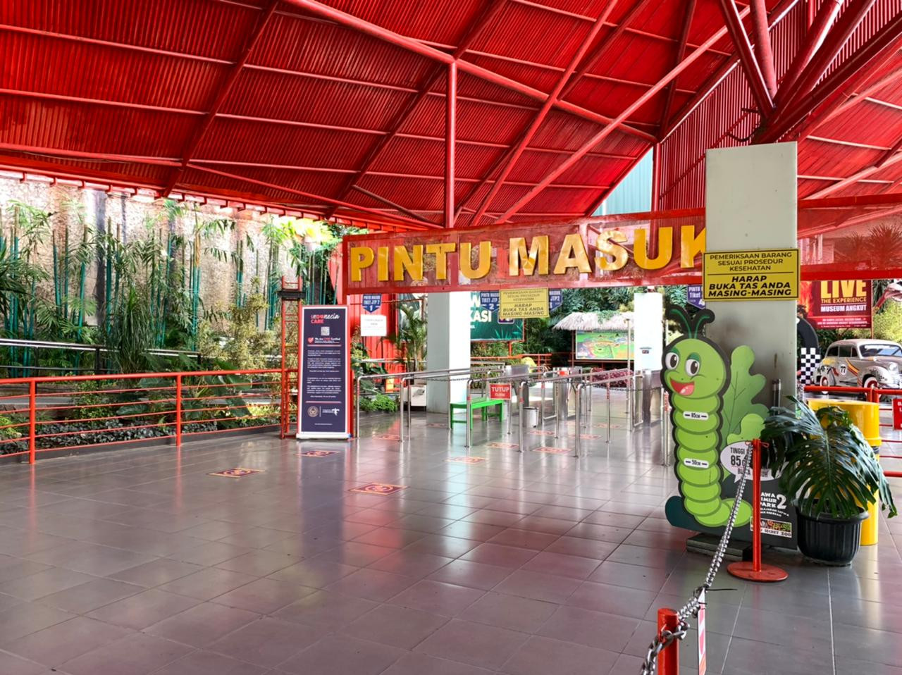 Tempat wisata yang dikelola Jatim Park tutup beroperasi dan tak ada pendapatan sejak pemberlakuan PPKM . (Foto: Avirista)