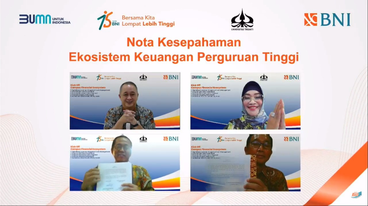 BNI Tunjuk Usakti Jadi Ekosistem Keuangan Perguruan Tinggi Terintegrasi (Dok.MNC Media)