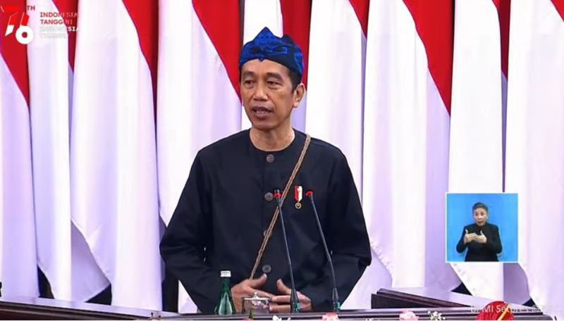 Jaro Saijah, Tetua Adat Masyarakat Baduy yang Jadi Sosok di Balik Baju Jokowi di Sidang Tahunan MPR (Dok.MNC Media)