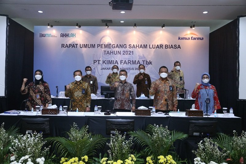 Rapat umum pemegang saham luar biasa Kimia Farma. (Foto: Dokumentasi Kimia Farma)
