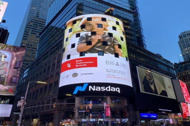16 Merek RI Muncul di Times Square New York, Bos Hypefast: Kami Akan Bawa Brand Lokal Mendunia! (FOTO:MNC Media)