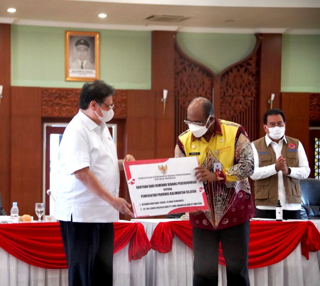 Fokus PPKM Level 4 di Kalsel, Airlangga Minta Mobilitas Masih Perlu Diperketat (FOTO:MNC Media)