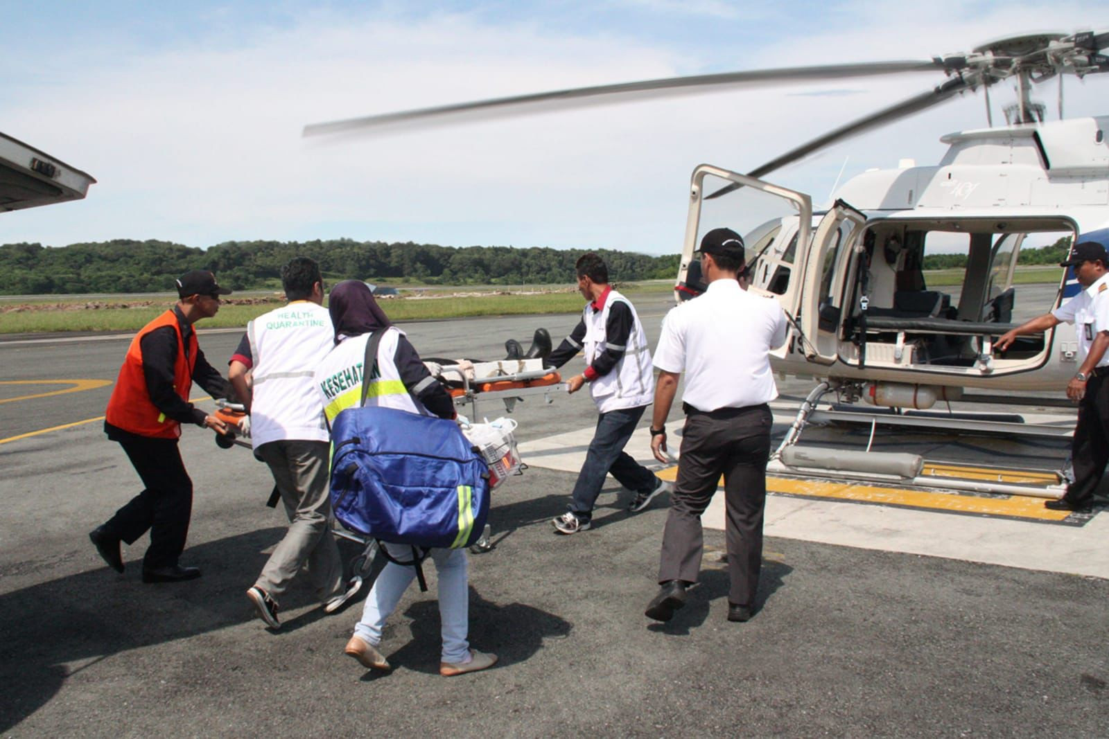 Ada Ambulans Terbang di Bandara Soekarno-Hatta. (Foto: MNC Media)