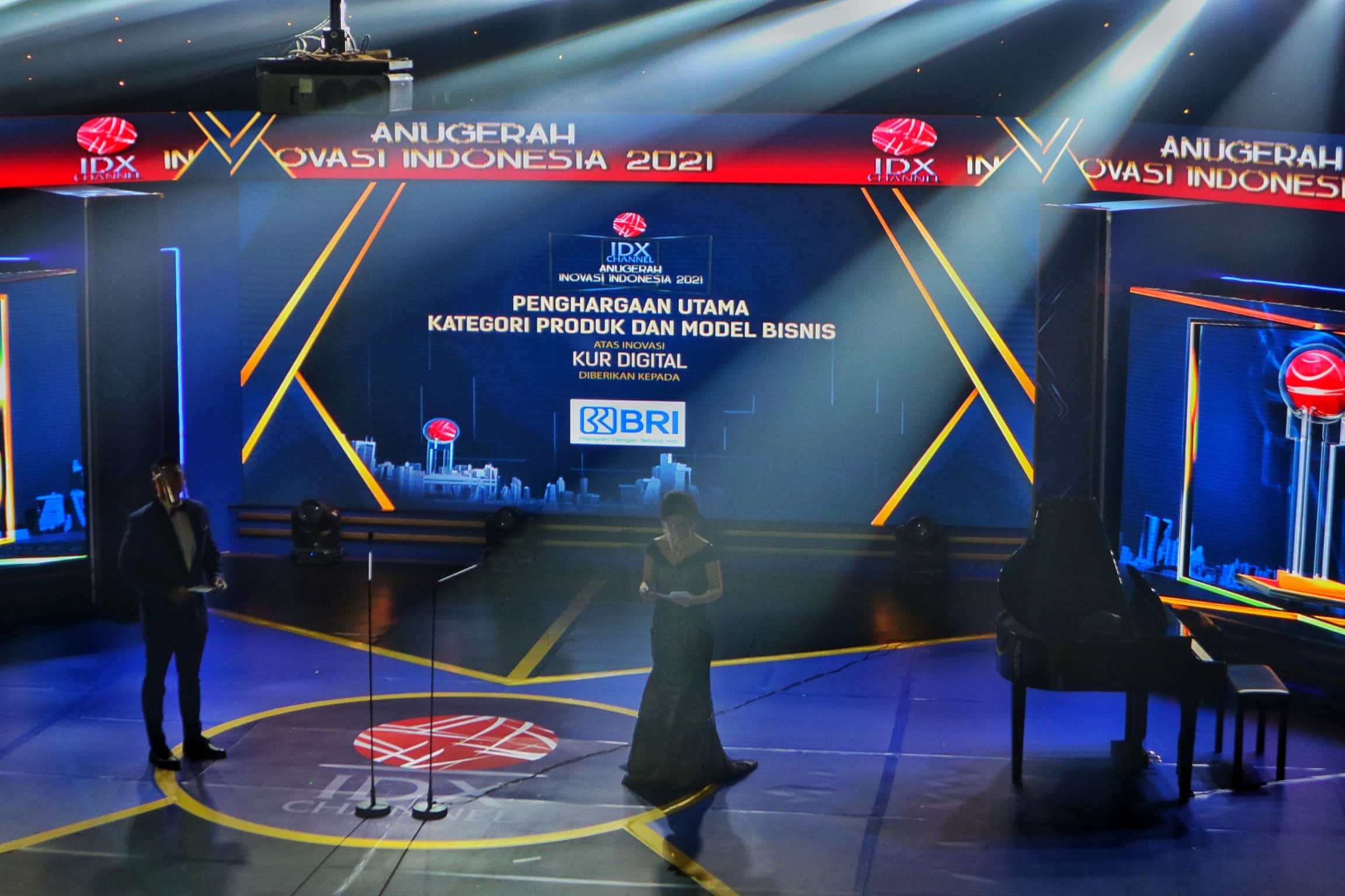 KUR Digital Bank BRI (BBRI) Dapat Penghargaan Utama di IDX Channel Anugerah Inovasi Indonesia 2021. (Foto: Doc IDX Channel)