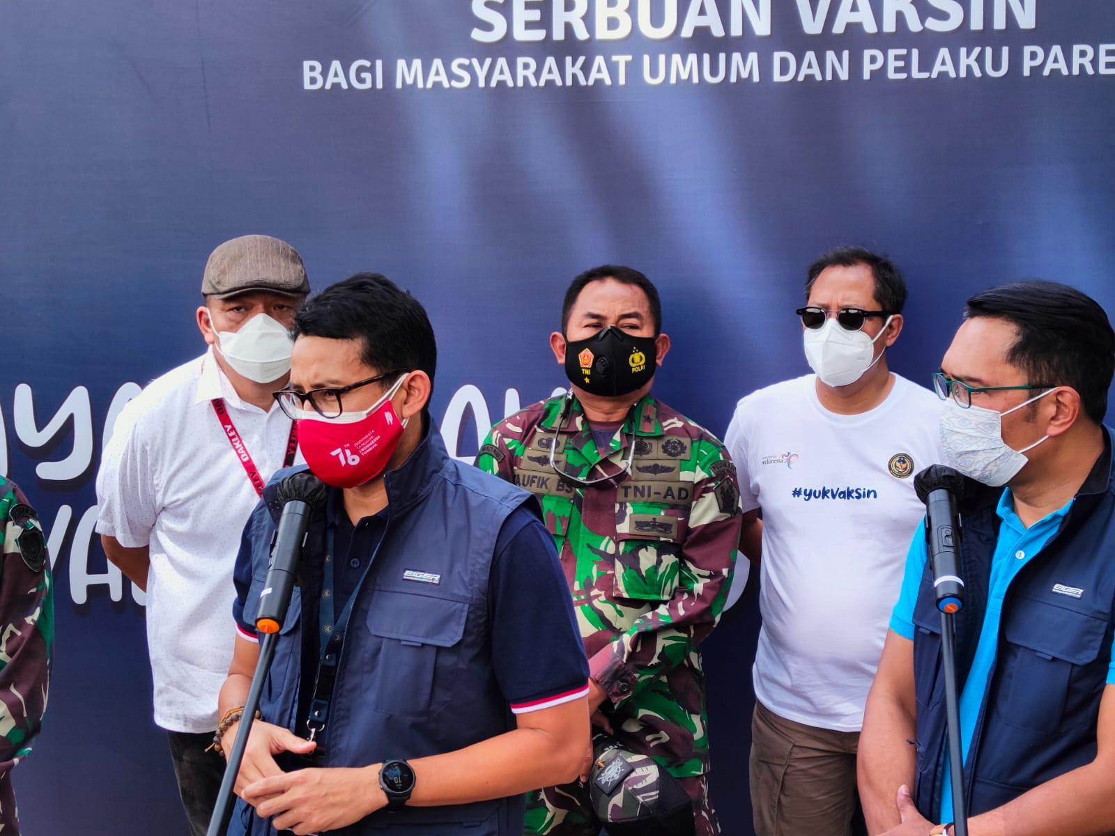 Ridwan Kamil Minta Sandiaga Uno Kawal Pasokan 15 Juta Dosis Vaksin per Bulan untuk JabarÂ  (Dok.Ist)