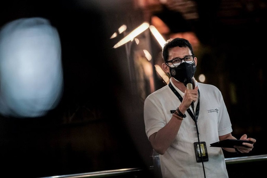 Sandiaga Uno mengatakan bahaw wisatawan lokal memiliki potensi yang tinggi. (Foto: MNC Media)