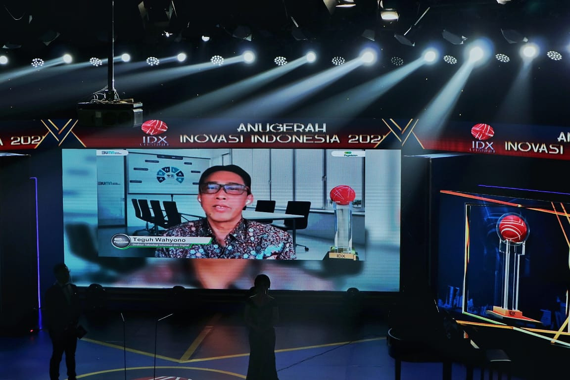 Transformasi Pegadaian Raih Penghargaan Terbaik di IDX Channel Anugerah Inovasi Indonesia 2021. (Foto: Doc IDX Channel)