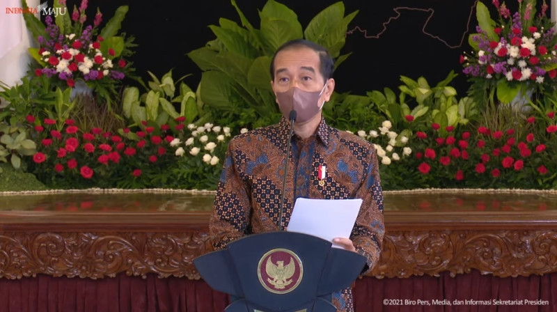 Keterisian BOR Rumah Sakit Covid Turun, Jokowi: Ini Patut Kita Syukuri (FOTO:MNC Media)