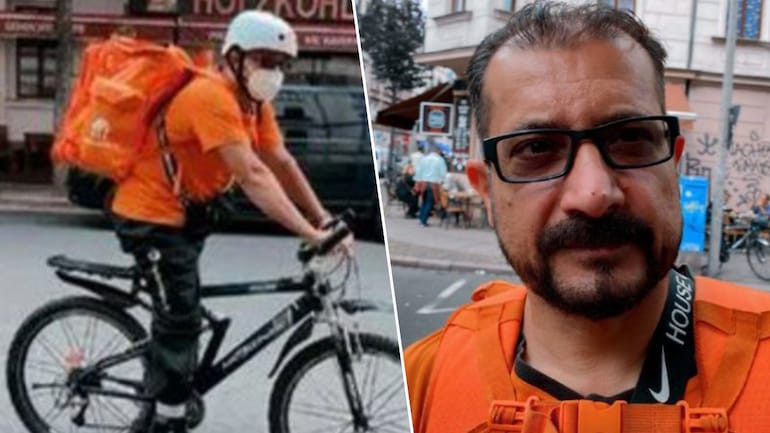 Demi Cari Nafkah, Menteri Informasi Afghanistan Kini Jadi Kurir Pizza di Jerman (Dok.Twitter)