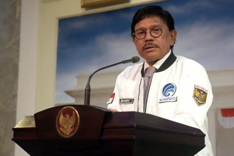 Menteri Komunikasi dan Informatika Johny G. Plate