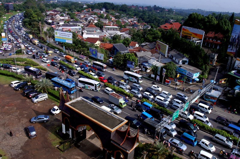 Jalur Puncak Diprediksi Macet Parah saat Nataru (Foto: MNC Media)