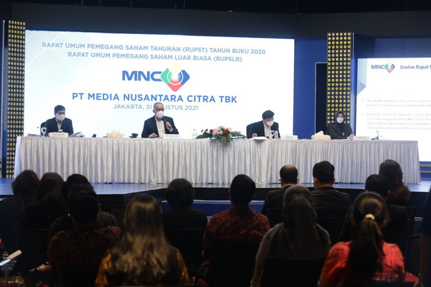 PT Media Nusantara Citra Tbk (MNCN) telah menyelenggarakan RUPST dan RUPSLB pada Selasa (31/8/2021). (Foto: MNC Media)