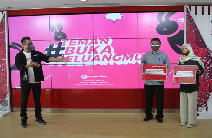 Smartfren Jadi Teman Buka Peluang untuk Rumah Baca dan UMKM Disabilitas. (Foto: Smartfren)