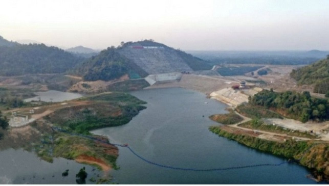 Telan Biaya Rp1,78 T, Jokowi Resmikan Bendungan Way Sekampung di Lampung (FOTO: MNC Media)