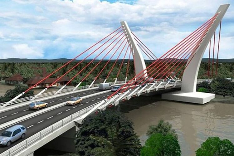 Kontruksi Selesai Digarap, Jembatan Sei Alalak Banjarmasin Uji Layak Fungsi (Dok.Wijaya Karya)