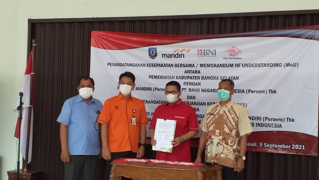 Permudah Bayar PBB, Pemkab Bangka Selatan Gandeng Tiga BUMN ( Dok.MNC Media)