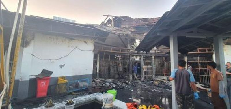 Direktorat Jendral Kekayaan Negara  melaporkan bangunan yang terbakar di lapas Tangerang belum diasuransikan.  (Foto: MNC Media)