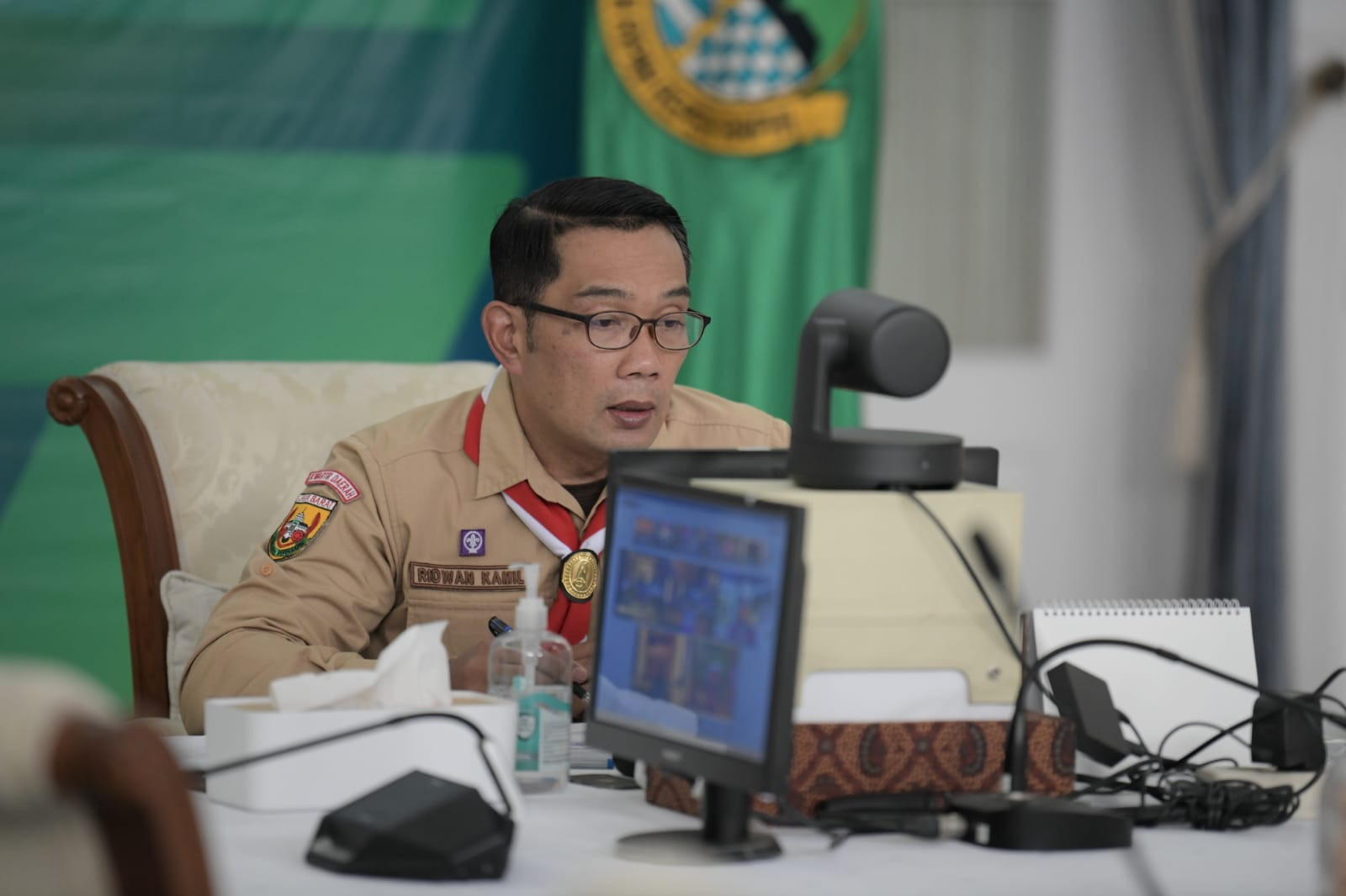 Tingkat keterisian tempat tidur atau bed occupancy ratio (BOR) rumah sakit (RS) Covid-19 di Jabar berada di angka satu digit.  (Foto: Humas Pemprov Jabar)