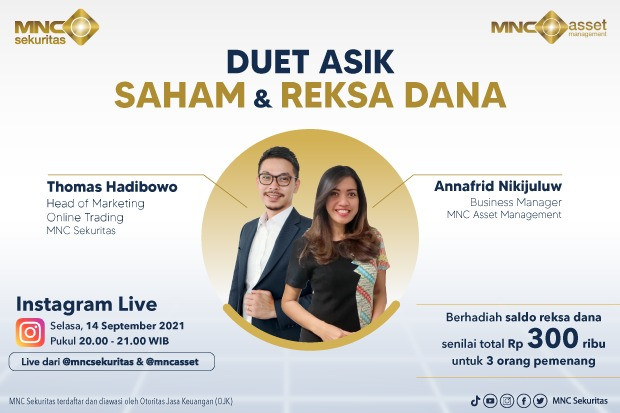Mau Dapat Saldo Reksa Dana Gratis? Yuk Ikutan IG Live MNC Sekuritas x MNC AM Â Pukul 20.00 Hari Ini! (Dok.MNC Media)