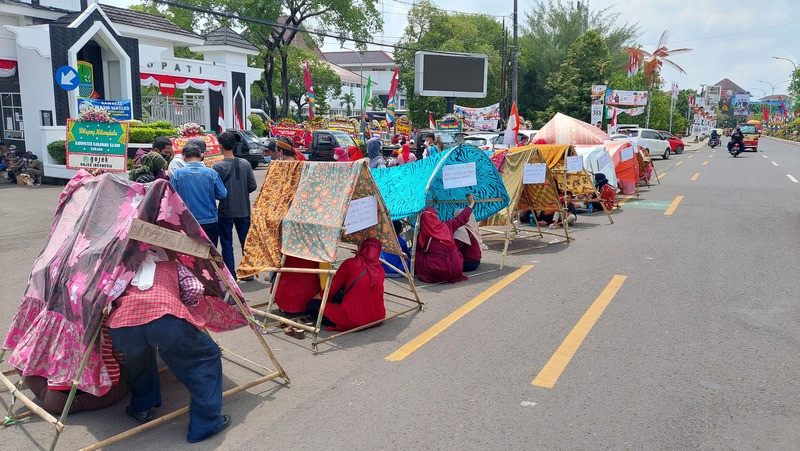 Lahannya Dihargai Murah, Warga Pangkalan Karawang Tolak Pembebasan Lahan Tol Japek II (Dok.Ist)