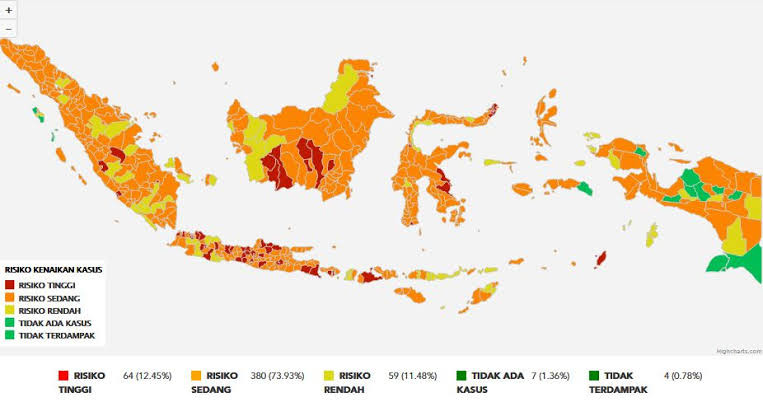 Kabar Gembira! Kini Jatim Masuk Zona Kuning Penyebaran Covid-19 (FOTO:MNC Media)